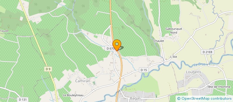 localisation de l'entreprise MADAME MARGUERITE PELLET  CAMIRAN