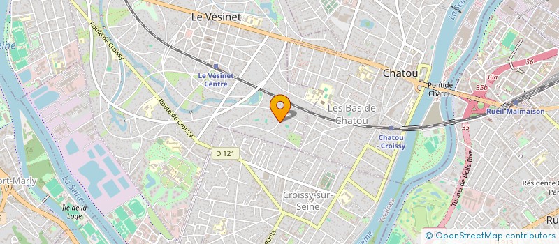 localisation de l'entreprise MADAME MARGUERITE PERBOST  LE VESINET