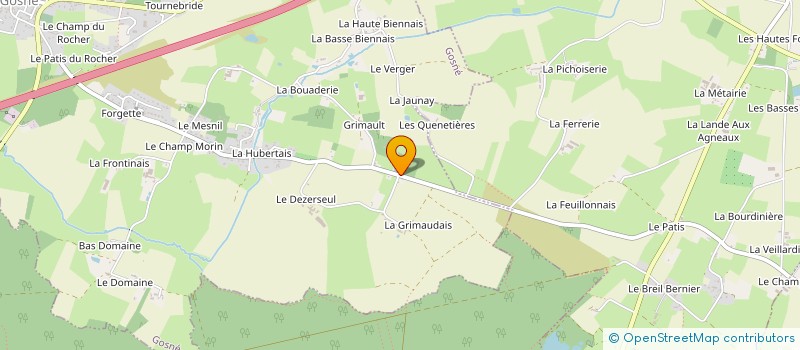 localisation de l'entreprise MADAME MARGUERITE PORAS  GOSNE