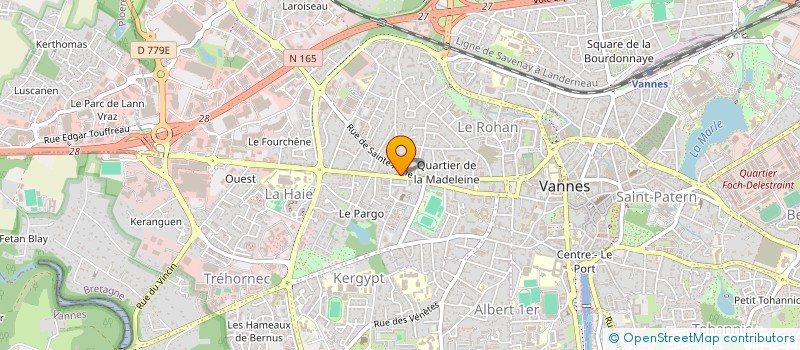 localisation de l'entreprise MADAME MARGUERITE PRONO à VANNES