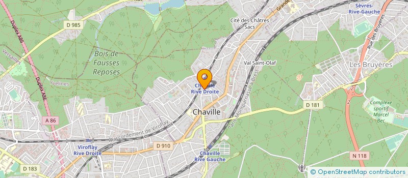 localisation de l'entreprise MADAME MARGUERITE QUADRELLI à CHAVILLE