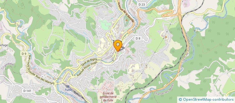 localisation de l'entreprise MADAME MARGUERITE QUEILLE  TULLE