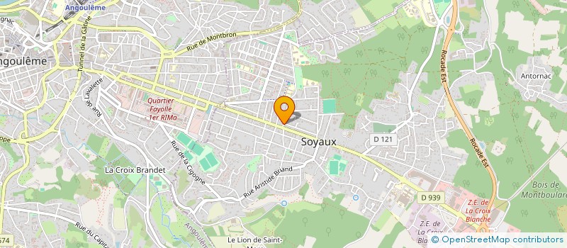 localisation de l'entreprise MADAME MARGUERITE RACZYNSKI à SOYAUX