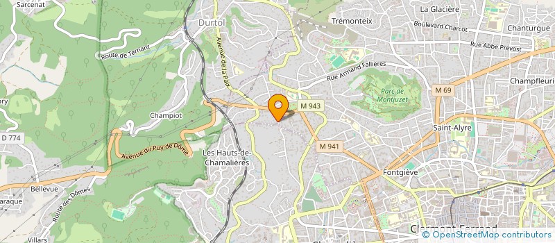 localisation de l'entreprise MADAME MARGUERITE RALITE  CLERMONT-FERRAND