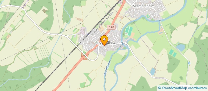 localisation de l'entreprise MADAME MARGUERITE RAPP  KOGENHEIM