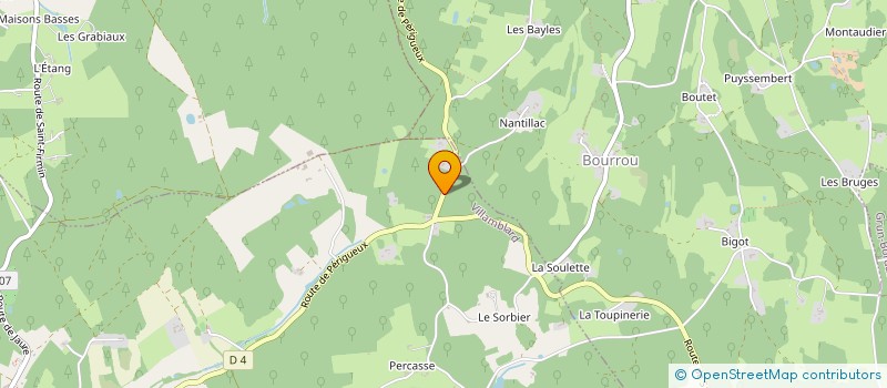 localisation de l'entreprise MADAME MARGUERITE RAYNAUD  VILLAMBLARD