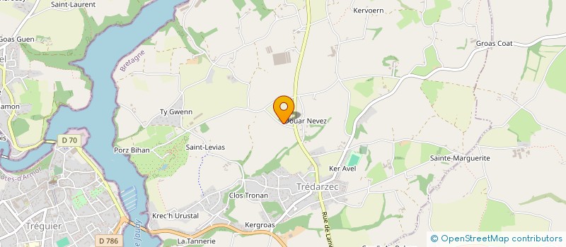 localisation de l'entreprise MADAME MARGUERITE REDON  TREDARZEC