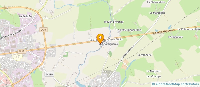 localisation de l'entreprise MADAME MARGUERITE RENOULLIN  ERNEE