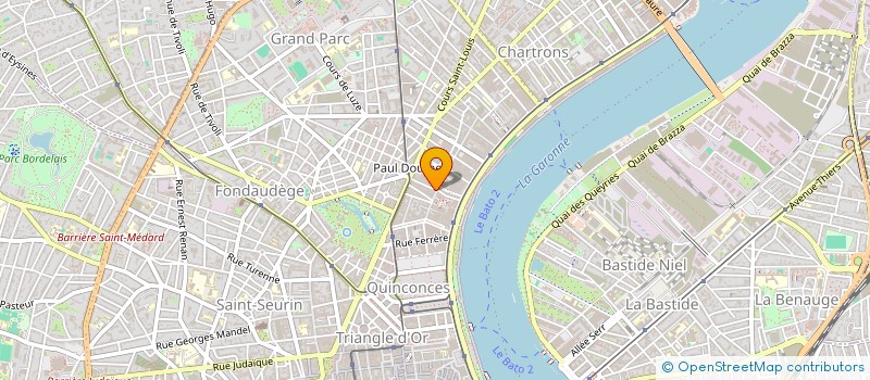 localisation de l'entreprise MADAME MARGUERITE RESPLANDY  BORDEAUX