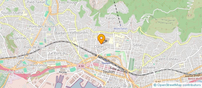 localisation de l'entreprise MADAME MARGUERITE RICHARD  TOULON