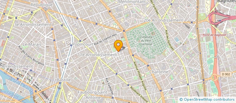 localisation de l'entreprise MADAME MARGUERITE RISPAL  PARIS