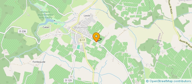 localisation de l'entreprise MADAME MARGUERITE RIVIERE  BLASIMON