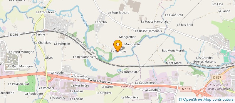 localisation de l'entreprise MADAME MARGUERITE RODRIGUES  SERVON-SUR-VILAINE