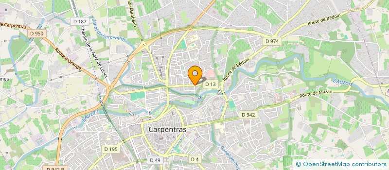 localisation de l'entreprise MADAME MARGUERITE ROUX  CARPENTRAS