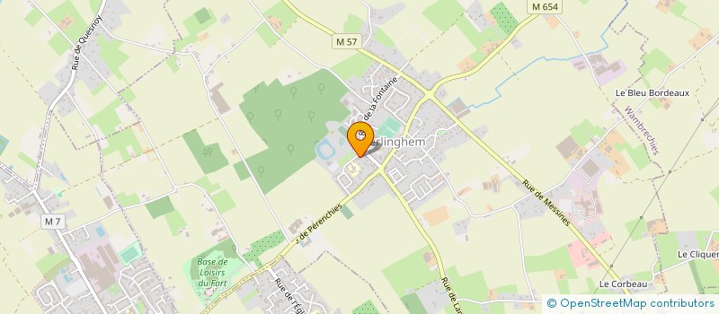 localisation de l'entreprise MADAME MARGUERITE SAINGIER  VERLINGHEM