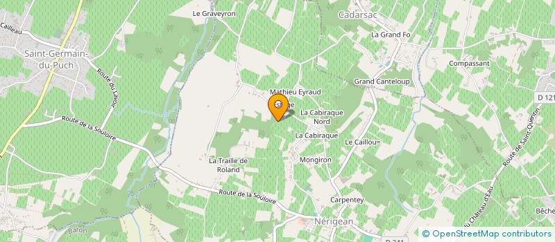 localisation de l'entreprise MADAME MARGUERITE SANCET à SAINT-GERMAIN-DU-PUCH
