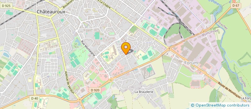 localisation de l'entreprise MADAME MARGUERITE SAUTOUT à CHATEAUROUX