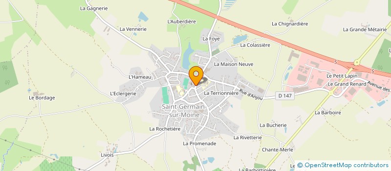 localisation de l'entreprise MADAME MARGUERITE SAUVAGET à SEVREMOINE