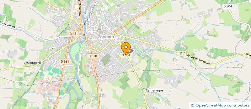 localisation de l'entreprise MADAME MARGUERITE SCUTTARI  CONDOM