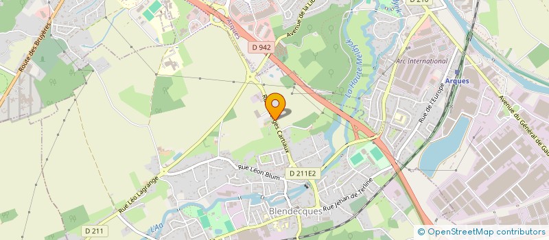 localisation de l'entreprise MADAME MARGUERITE SENECHAL  BLENDECQUES