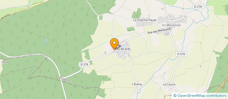 localisation de l'entreprise MADAME MARGUERITE SOULIER à BRUGHEAS