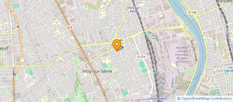 localisation de l'entreprise MADAME MARGUERITE SURGET à VITRY-SUR-SEINE