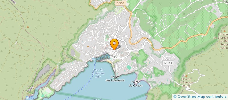 localisation de l'entreprise MADAME MARGUERITE TAYAR GUICHARD  CASSIS