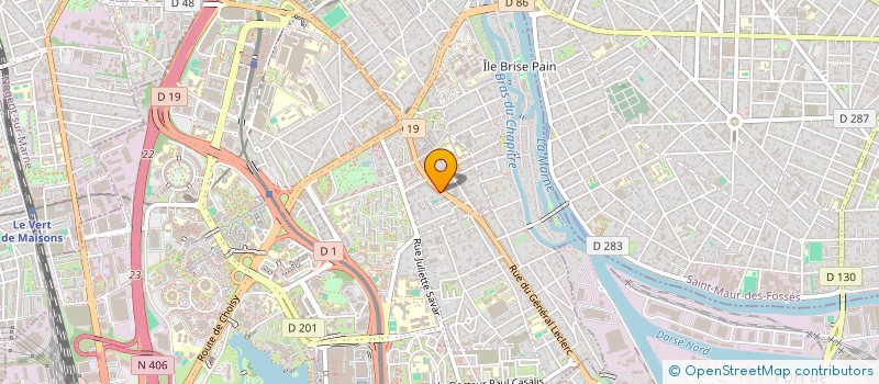 localisation de l'entreprise MADAME MARGUERITE THETIS  CRETEIL