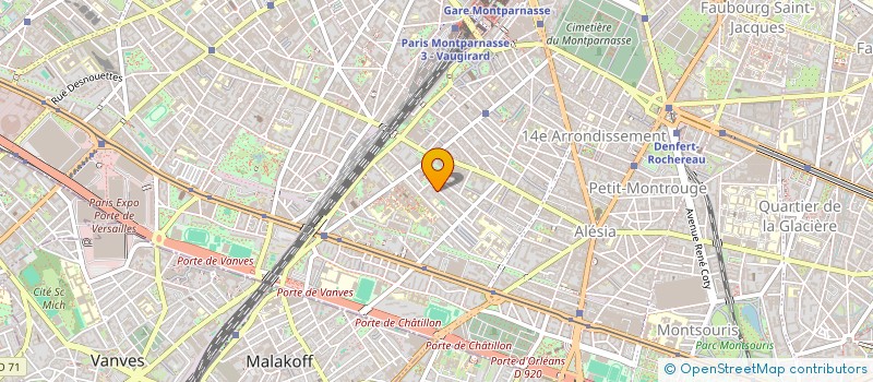 localisation de l'entreprise MADAME MARGUERITE TOURDES  PARIS