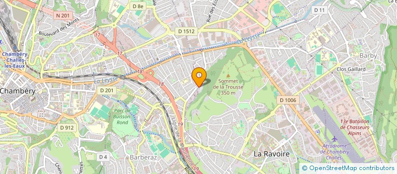 localisation de l'entreprise MADAME MARGUERITE TOURET--LE CHENE  LA RAVOIRE