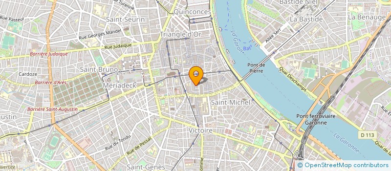 localisation de l'entreprise MADAME MARGUERITE TOURNIKIAN à BORDEAUX