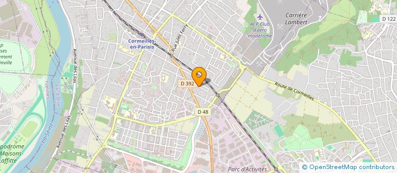 localisation de l'entreprise MADAME MARGUERITE TOUTTAIN à CORMEILLES-EN-PARISIS