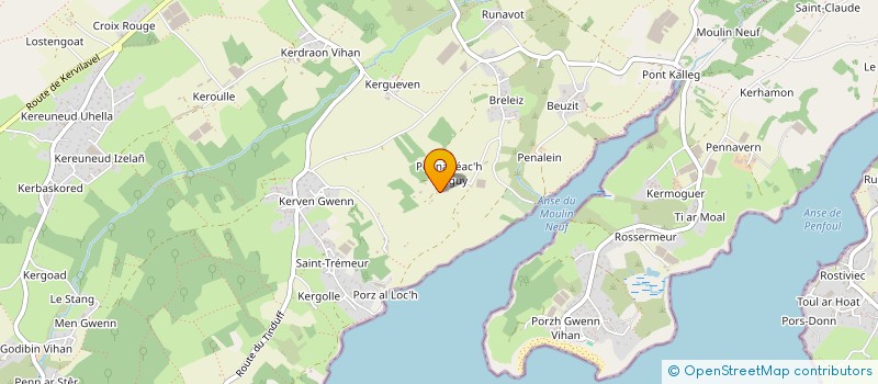 localisation de l'entreprise MADAME MARGUERITE TRONIOU  PLOUGASTEL-DAOULAS