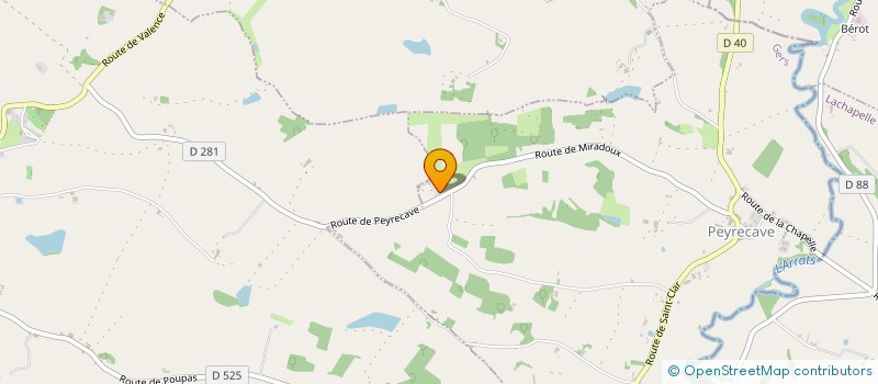 localisation de l'entreprise MADAME MARGUERITE TRYKOWSKI  PEYRECAVE