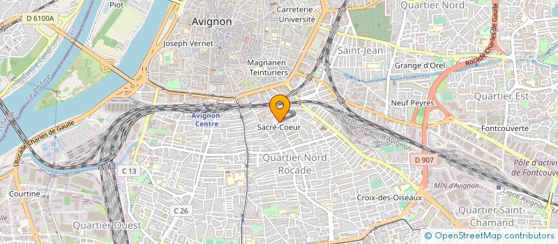 localisation de l'entreprise MADAME MARGUERITE VETTORETTI à AVIGNON