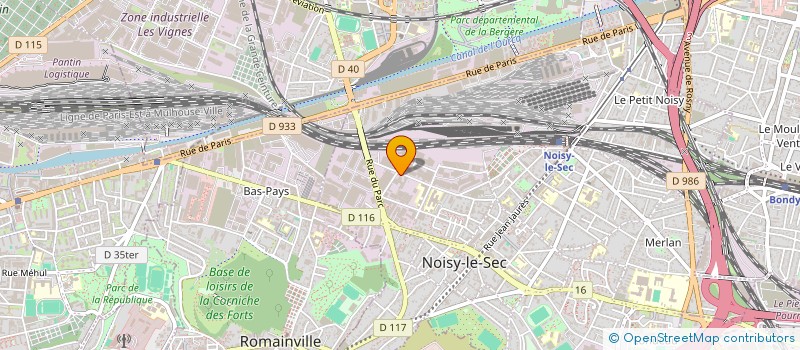 localisation de l'entreprise MADAME MARGUERITE VIDAL à NOISY-LE-SEC