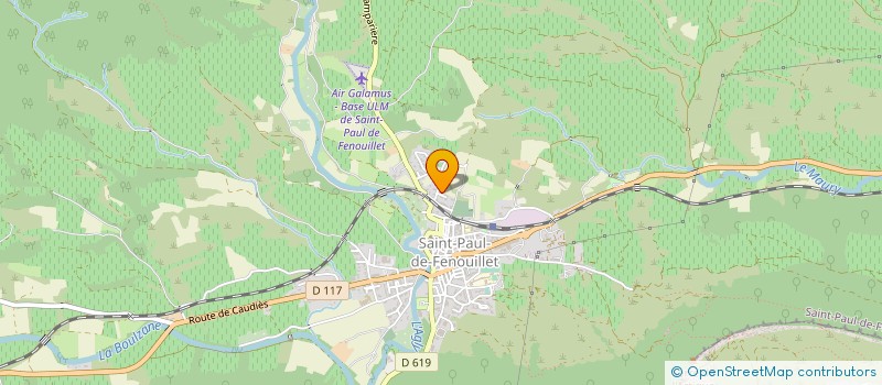 localisation de l'entreprise MADAME MARGUERITE VIVAS  SAINT-PAUL-DE-FENOUILLET