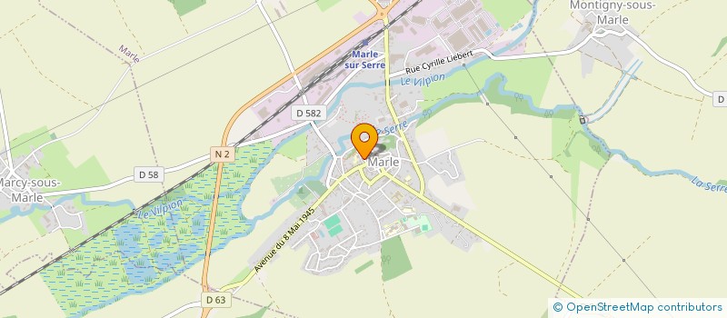 localisation de l'entreprise MADAME MARGUERITE WACALIE  MARLE