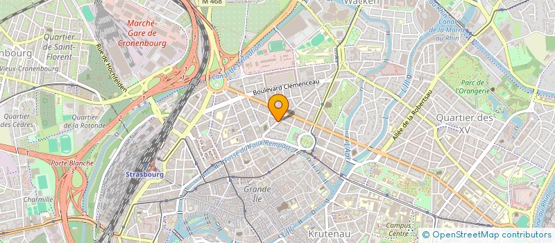 localisation de l'entreprise MADAME MARGUERITE WARTER  STRASBOURG