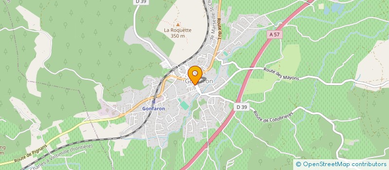 localisation de l'entreprise MADAME MARGUERITTE GROSSO à GONFARON