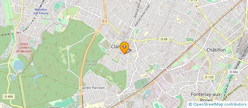 localisation de l'entreprise MADAME MARI LUZ DOCARMO FORMIGO à CLAMART