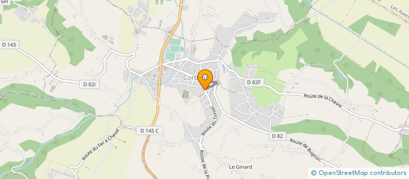 localisation de l'entreprise MADAME MARI-MORGAN ALLAINMAT  CORBELIN