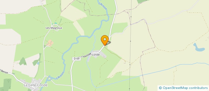 localisation de l'entreprise MADAME MARI-PASCALE ROBIN  LA CELLE-CONDE