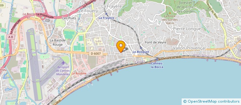 localisation de l'entreprise MADAME MARI SCHWARTZ à CANNES