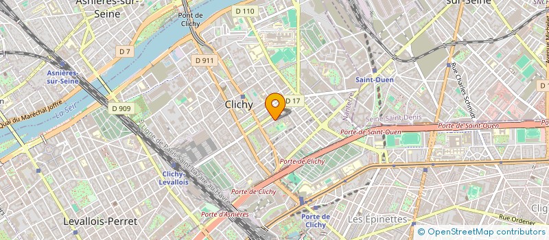 localisation de l'entreprise MADAME MARI TAKAHASHI à CLICHY