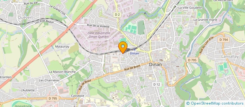 localisation de l'entreprise MADAME MARI-WENN NOZAY à DINAN