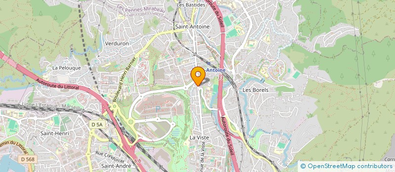 localisation de l'entreprise MADAME MARIA ABED à MARSEILLE