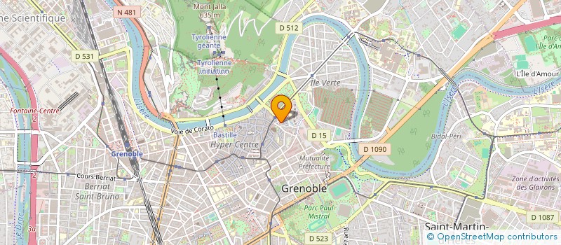 localisation de l'entreprise MADAME MARIA ACUNA JIMENEZ  GRENOBLE