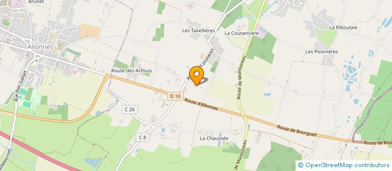 localisation de l'entreprise MADAME MARIA ADELAIDE DE JESUS VIEIRA à BRAIN-SUR-ALLONNES