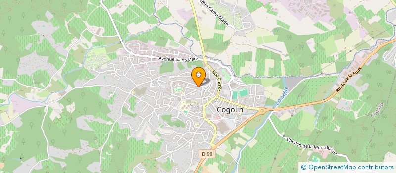 localisation de l'entreprise MADAME MARIA AFONSO DE OLIVEIRA  COGOLIN